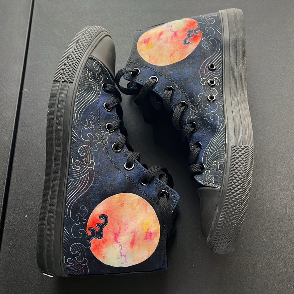 RAAD SHOP Move and Waves High Top Sneaker Women's Size 10.5 Men's Size 9